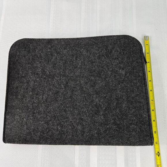 Document Organizers - Zippered Gray Felt Pouches in 3 Sizes - Picture 9 of 9